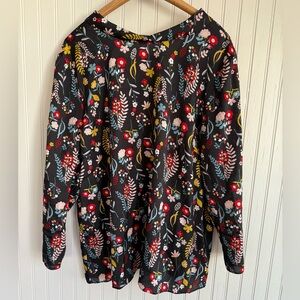 Boden Floral Top Size 14
